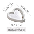 Instagram-worthy photo prop tray, heart-shaped personalized jewelry storage dish, electroplated glossy high-end jewelry display plate