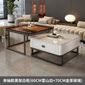 Rock slab coffee table living room for homenew arrivalaccessible luxury marble table foldablenormcore coffee table small apartment