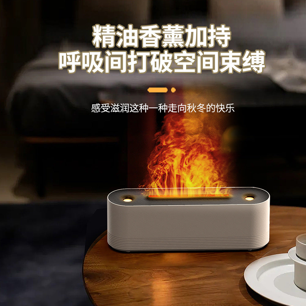 Smoke ring flame aromatherapy machine fragrance machine for home bedroom desktop diffuser large fog volume humidifier scandinavian style