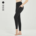 New lulu yoga pants for women - naked feel, peach lift, workout leggings with double side pockets, perfect for running and cycling