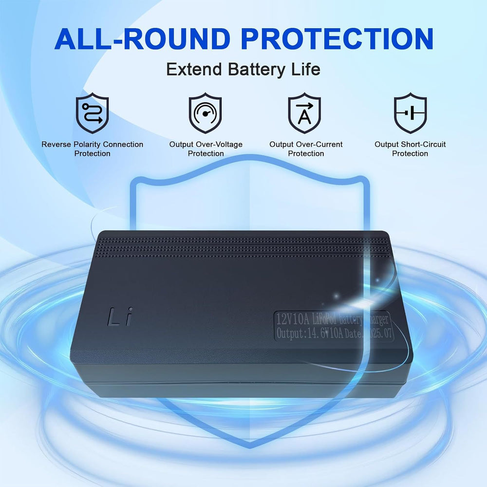 12v10a lithium battery charger 1a2a3a5a6a10a outdoor movable power supply lithium battery special charger