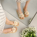 Super fairy one-strap women's summer outdoor new floral sandals lightweight non-slip casual sandals versatile beach shoes