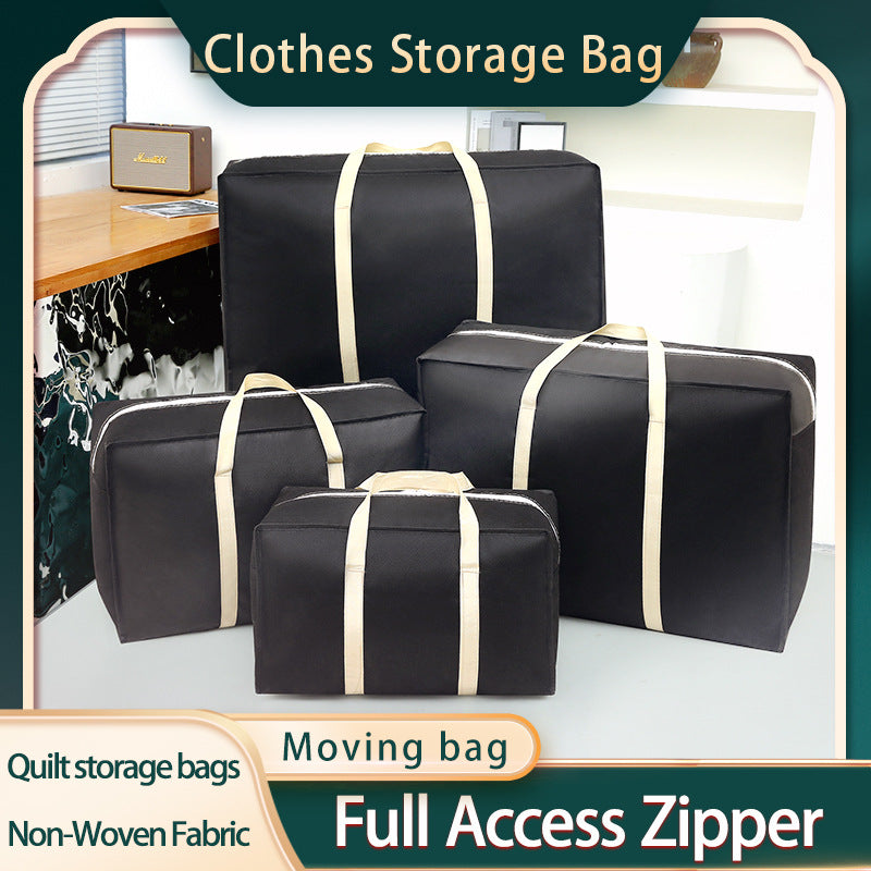 Non-woven moving bags, household large-capacity quilts, down jackets, storage bags, portable water-proof duffel bags,