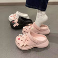 New arrival hole slippers for women student dormitory outwearfashionthick sole beach toe sandals summer popularins