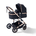 High-view, two-way stroller - convertible pushchair, lightweight & foldable, four-wheel, all-season use