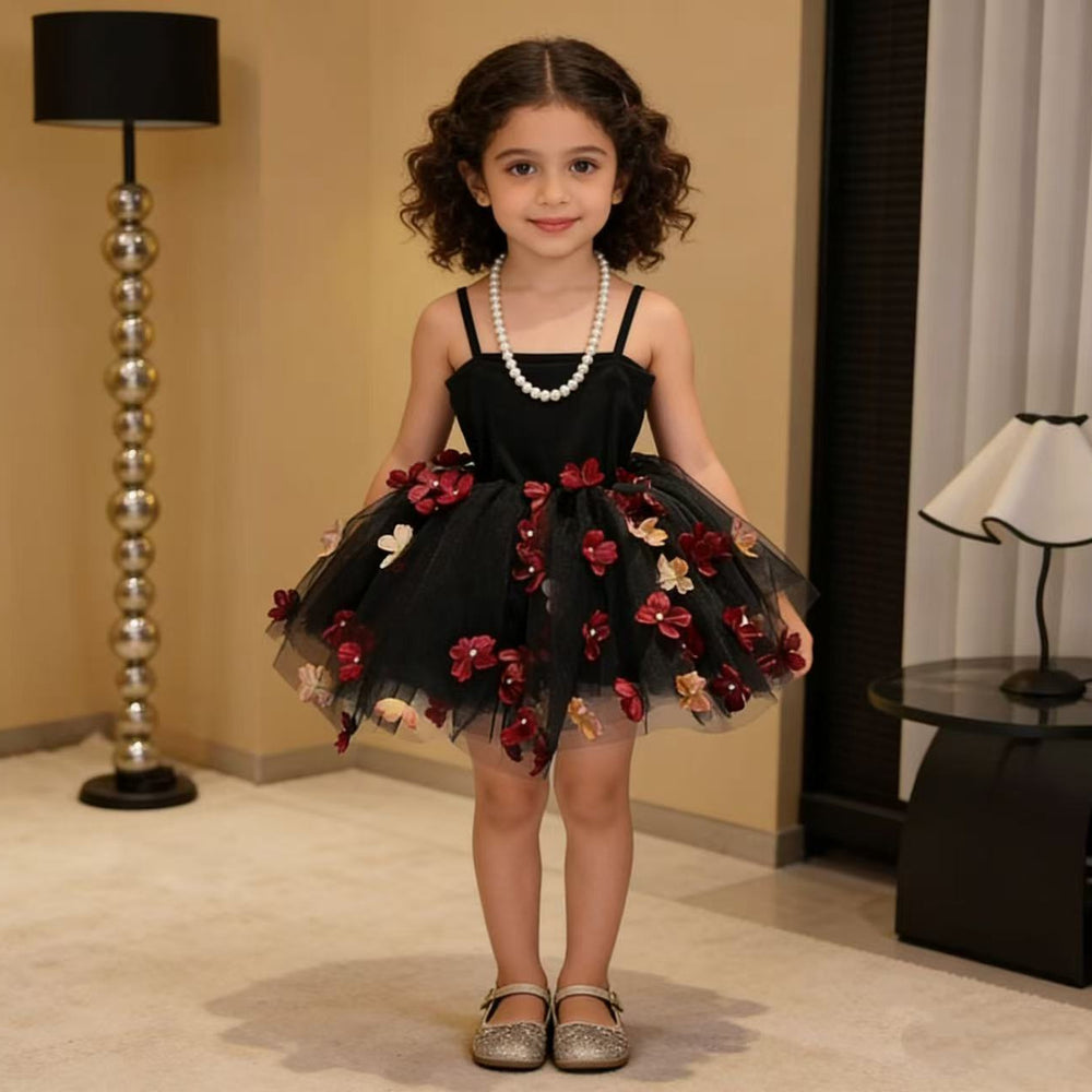 Girls' summer dress  new korean style bowknot suspender fairy tutu princess dress - super cute for little girls
