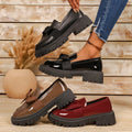 autumn new arrivals: plus-size women's loafers for cross-border e-commerce. sizes 35-43 available. wholesale options available. dropshipping to  and