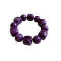 Wholesale acrylic beaded bracelets - trendy dopamine jewelry, unique irregular geometric stretch bracelets for women (cross-border e-commerce)