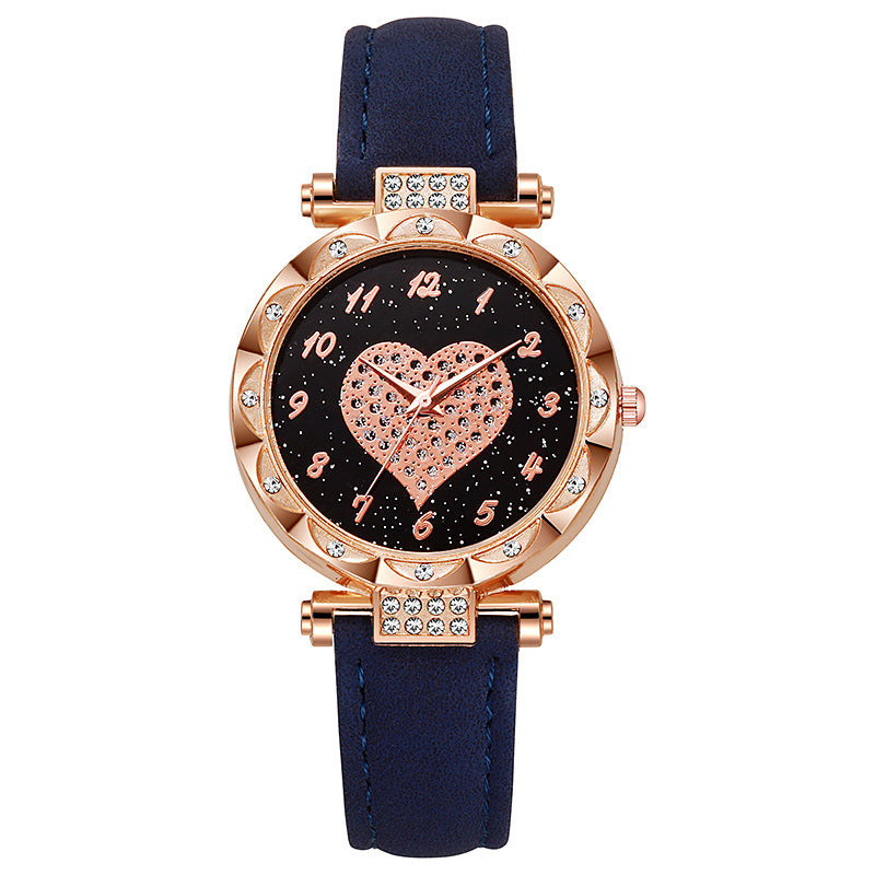 xiyin duoduo love full diamond casual fashion electronic watch women's quartz student watch women's manufacturer wholesale watch