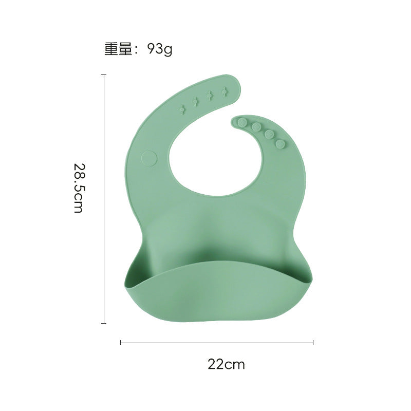 Silicone kids' meal set: baby food training suction bowl, food-grade fork and spoon, feeding utensils for babies