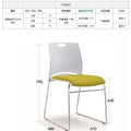 Conference training chair solid steel stool office comfortable sedentary staff chair stackable casual negotiation chair no