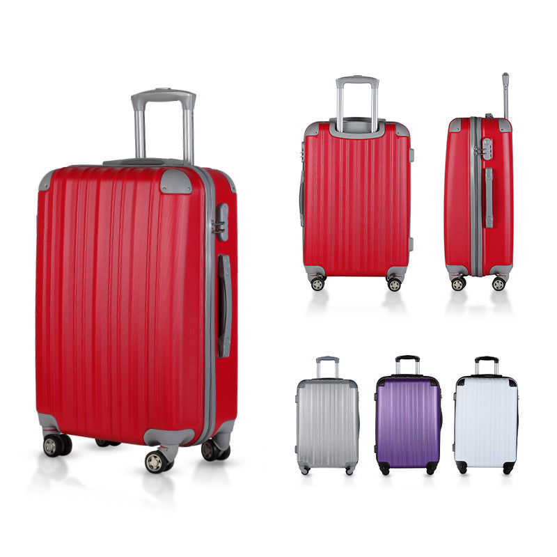 Cross-border 2025 new abs thickened trolley case, dustproof and strong travel boarding case, thickened universal wheel password box