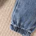 Girls'  autumn/winter new arrival:  bestselling long-sleeve outfit - denim pants + adorable fashion denim bag