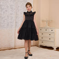 personalized girldress small flying sleeve mesh princess dress little girl cake dress new arrival8y-12y