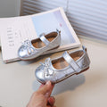 Vancahao kids' leather shoes -  autumn new collection, korean style, sweet bow princess shoes for little girls, soft sole