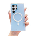 compatible samsung s26 ultra jelly magnetic 2-in-1 phone case a57 matte anti-drop protective cover s25