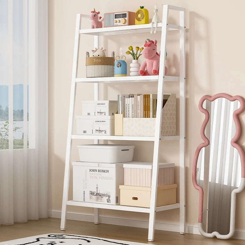 Shelf Floor-to-ceiling living room trapezoidal storage rack Home convenient storage rack Simple and simple balcony Nordic finishing rack