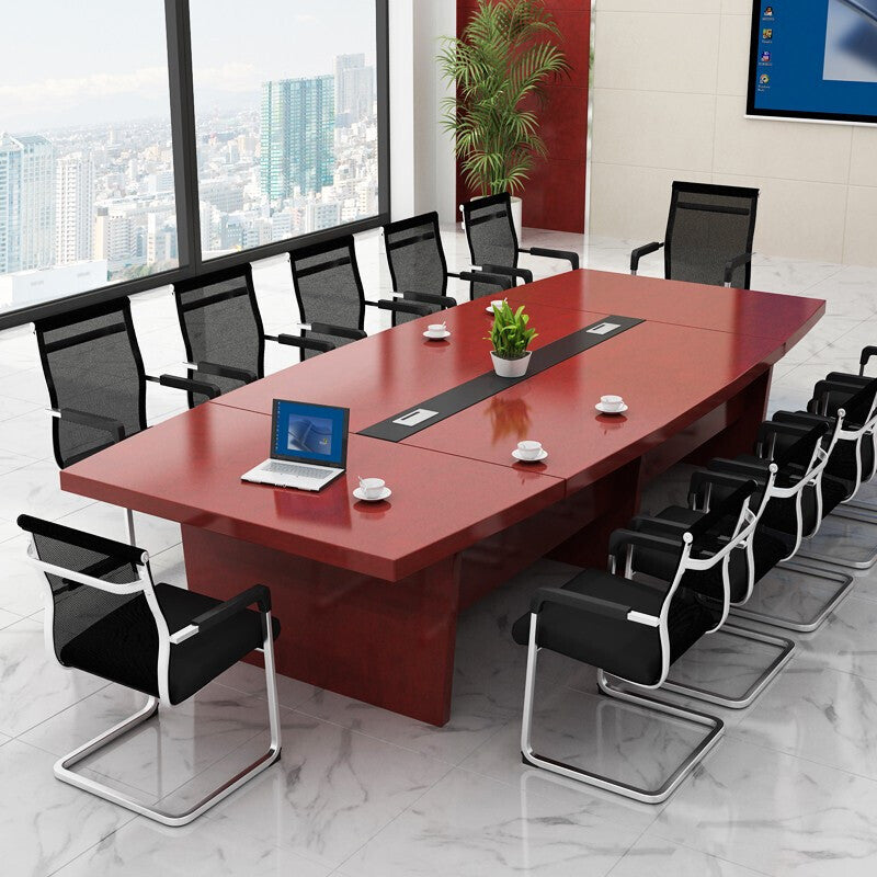 Office furniture paint solid wood veneer conference table office meeting training table bar table negotiation table reception table