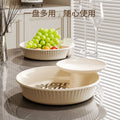 Fruit living room home 2024 new year high-value coffee table fruit tray light luxury style high-end draining tray dried fruit tray