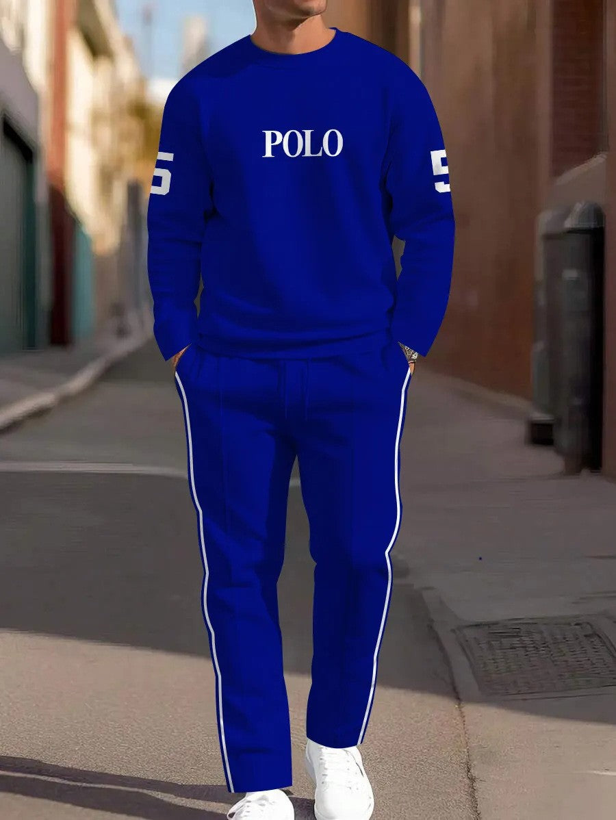 cross-border e-commerce 3d digital print men's autumn/winter new casual fitted long-sleeve hoodie and pants set