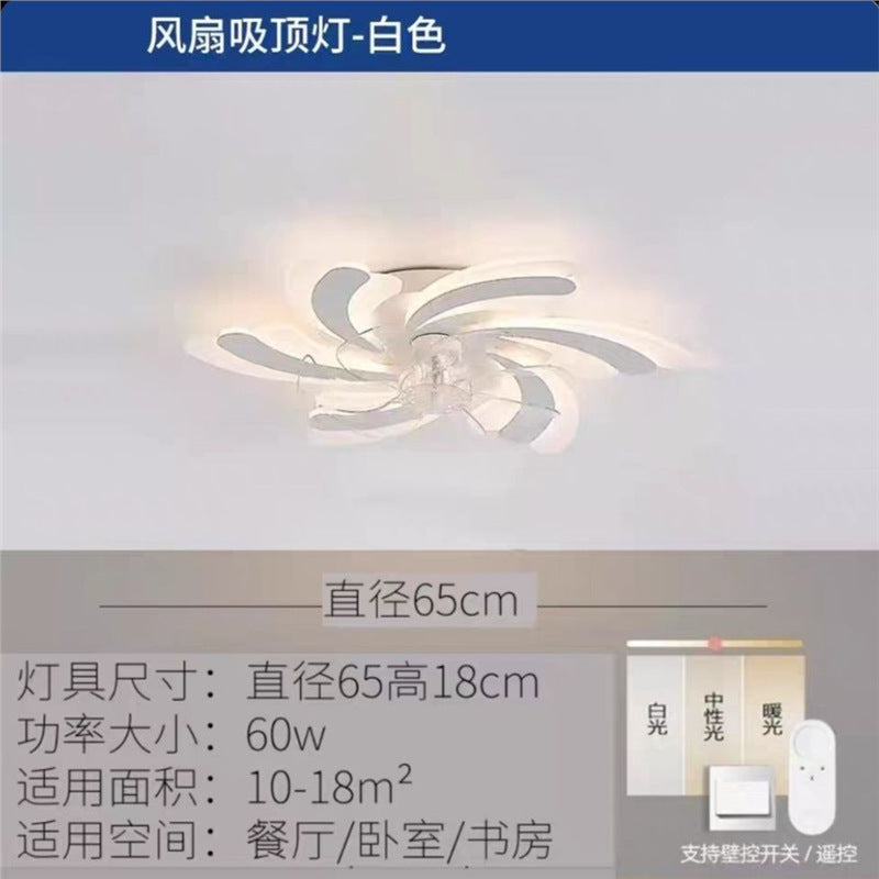 Bedroom fan light casualnew arrival smart voice bedroom light ceiling lamp with fan restaurant fan light zhongshan