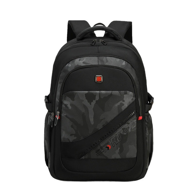 Ruipai junior high school student schoolbag for men and women, large-capacity simple backpack for men, reduce the burden on sixth-grade primary school students schoolbag