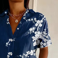 wholesale women's short-sleeved shirts, trendy shirt with hot-selling cross-border print designs, dropshipping available