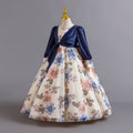 Export chiffon new arrivalkids dress pattern long sleeves princess dress little girl dresschildren dress