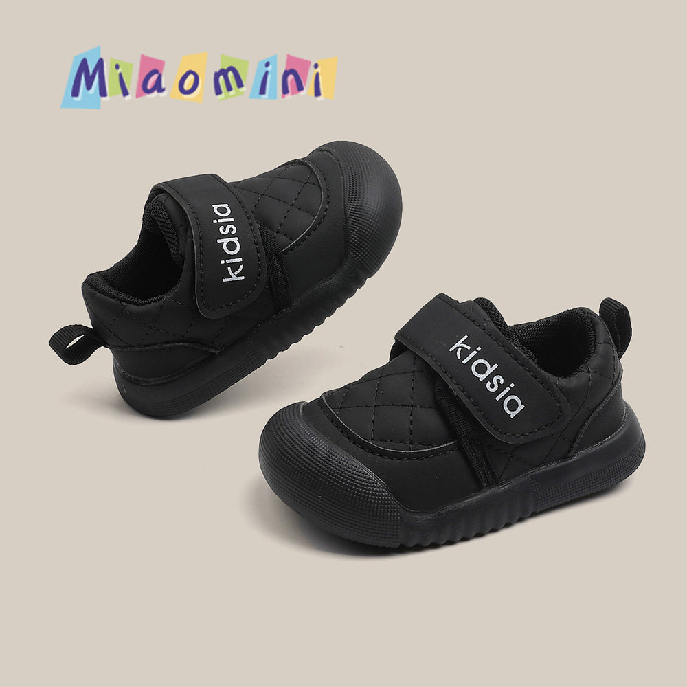 Baby boys' first walker shoes, 0-1-3 years old, girls' casual shoes, new spring/autumn infant shoes, soft sole non-slip white sneakers
