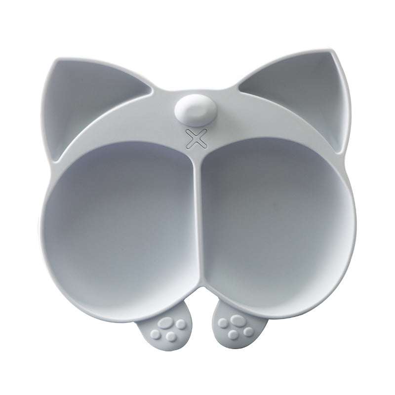 bestseller: divided silicone feeding plate, shatterproof, food-grade, with suction cup – baby feeding utensils and maternal & child products