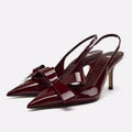 Za high heels: 2024 spring/summer new arrivals - stylish and versatile women's shoes for everyday casual wear, featuring bow accents, pointed toe, and french-inspired design