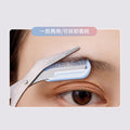 Colorful fenling eyebrow trimming suit processing oem eyebrow trimming knife oem silk screen logo oblique eyebrow scissors support proofing