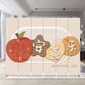 Screen partition cream style beauty salon small apartment persimmon persimmon bedroom office hotel live broadcast mobile folding