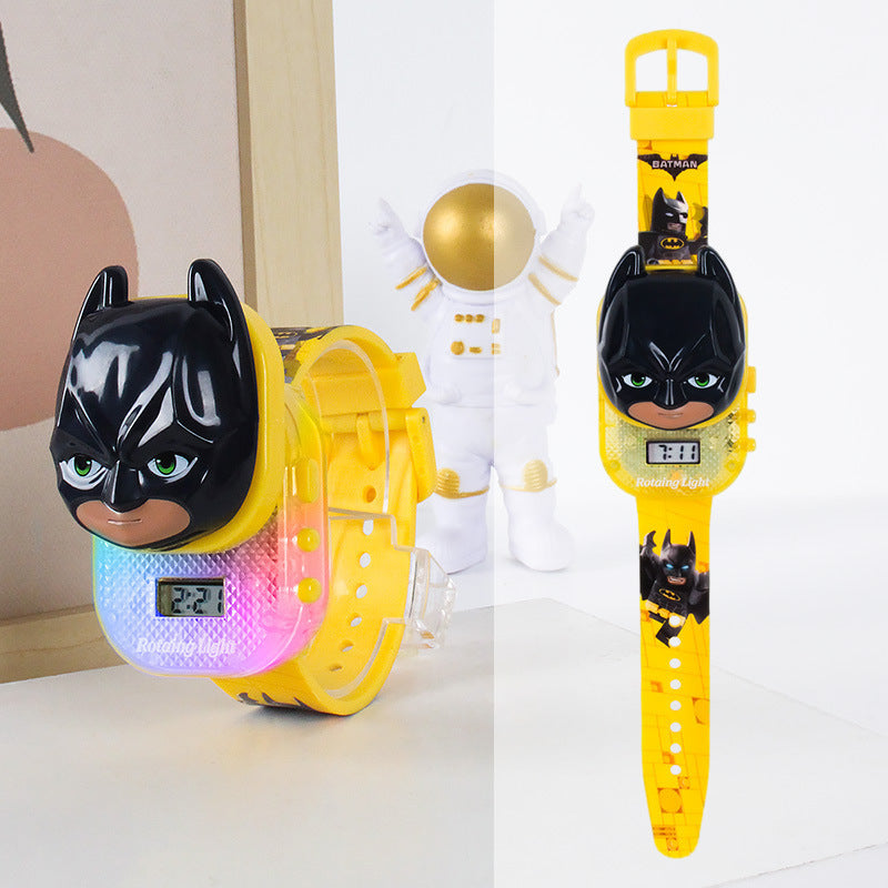 Kids' sliding cover cartoon music electronic watch - toy watch for boys and girls - kuromi style gift