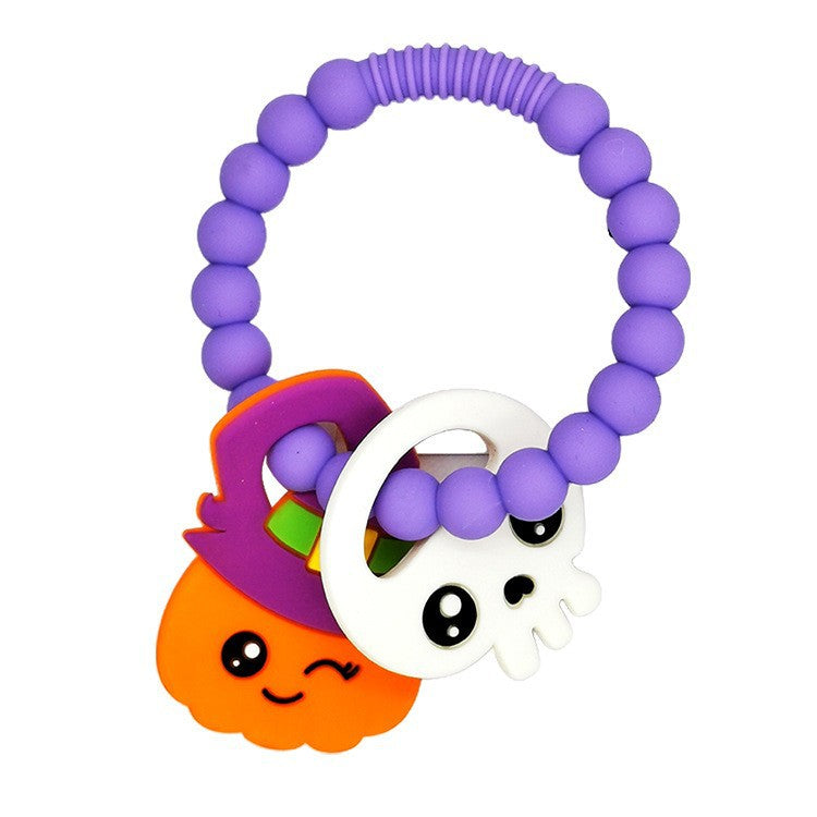 Food Grade Silicone Bite Le Toothpaste Lollipop Cactus Hand Grip Ring Toothpaste Infant Toothpaste Grinding Stick