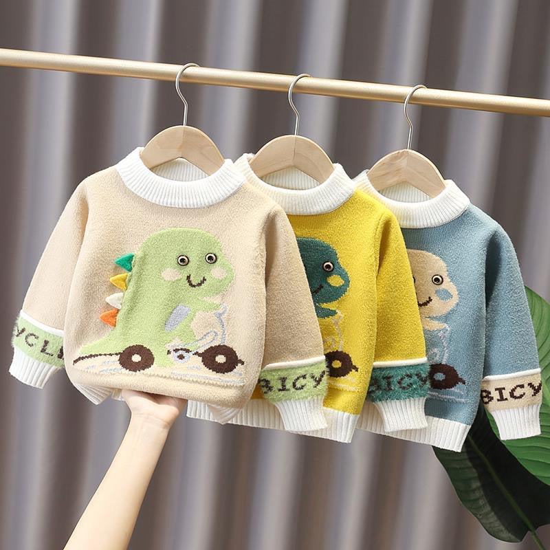 Children's sweater pullover  fall/winter new arrivals - kids' outerwear tops for boys and girls, perfect as a base layer