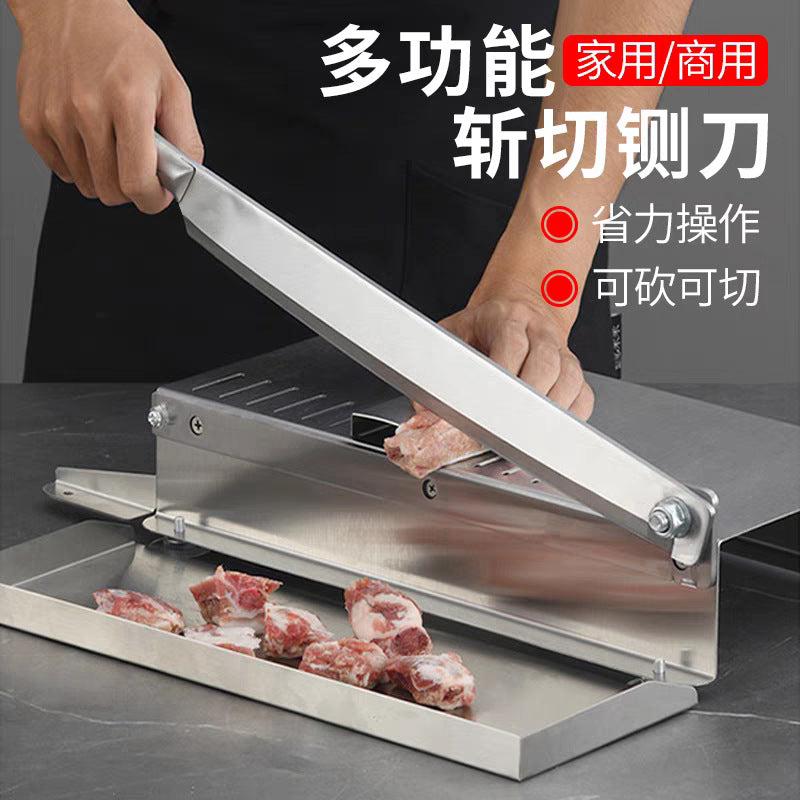 Guisarmefor homepig trotters bone cutter mutton cutter medicinal materials rice cake slicer dicing machine hay gate cutter rolling knife