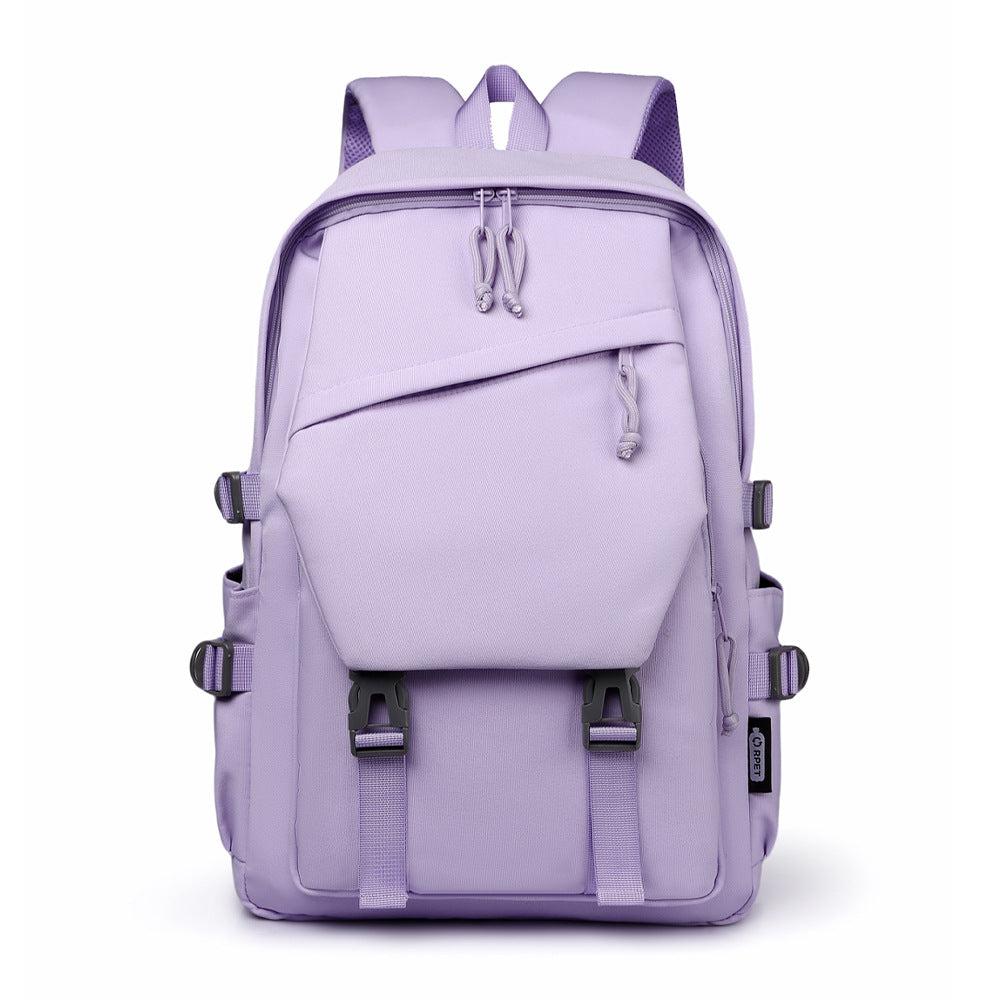 Cross-border fashion casual lightweight backpack business trip backpack trend Korean version of junior high school college student schoolbag