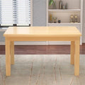 Solid wood dining table for home, small apartment, minimalist modern rectangular table, dining table for commercial restaurants and cafes