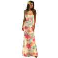 Women's backless tie-up cami bodycon fitted mermaid maxi dress - sexy summer vacation & date night outfit