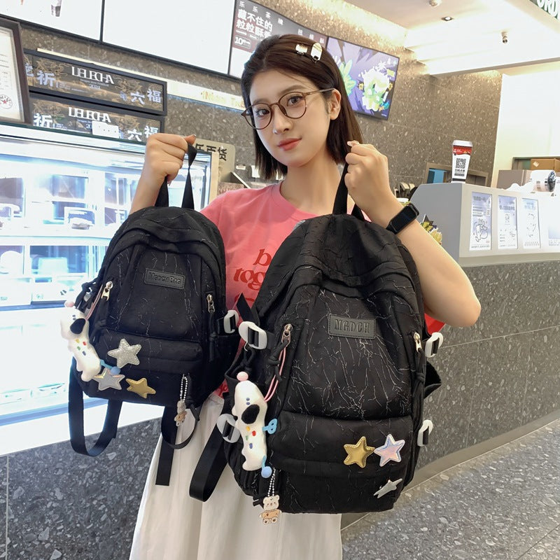 College style small schoolbag Japanese ins cute small fresh niche mini backpack Mori girl student backpack