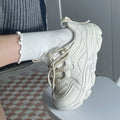 Best sellingthick soledad shoes women's spring & fall hong kong style ins trend retro 2026 new arrivaleasiest for match height increasing casual sports shoes