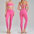 new arrival yoga clothes high waist hip lift tummy control slimming look sling beautiful back running sports intimates bra suit for women