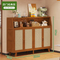 Medieval style solid wood sideboard living room storage cabinet new arrival tea cabinet wall-mounted small side cabinet storage cabinet