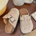 New fashionable birkenstock-style kids' shoes for outdoor wear - spring/autumn 2026 collection: cute, comfortable, non-slip, closed-toe design
