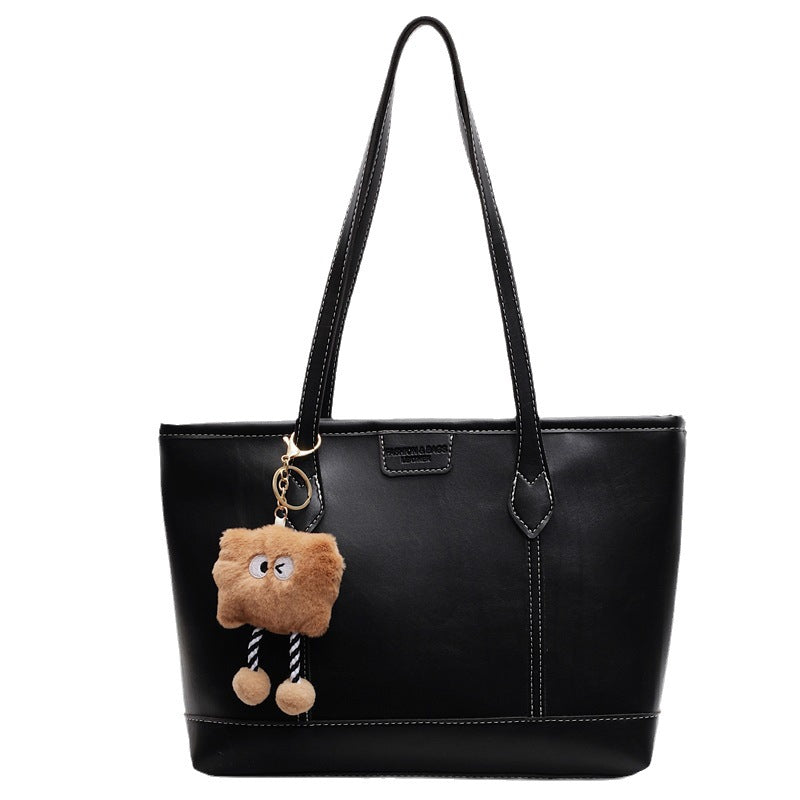 Retro large-capacity bag women's 2025 autumn and winter new shoulder bag fashionable and foreign style versatile work commuter tote bag