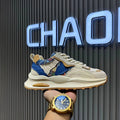 Men's shoes: 2026 spring new arrivals - versatile, trendy, and stylish. lightweight, luxurious, casual color-blocked low-top sneakers in korean style