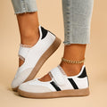 Exportplus sizemodestylecasuallacevelcroflatsplaidsoft bottomk-style german training shoes for women and couples wholesale