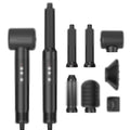hot-selling hot air comb five-in-one curling iron, straight hair dual-use hair styling comb, electric high-speed hair dryer