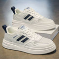 Men's shoes 2026 summer new arrival: youth casual skate shoes, men's thick-soled mesh breathable student sports white shoes